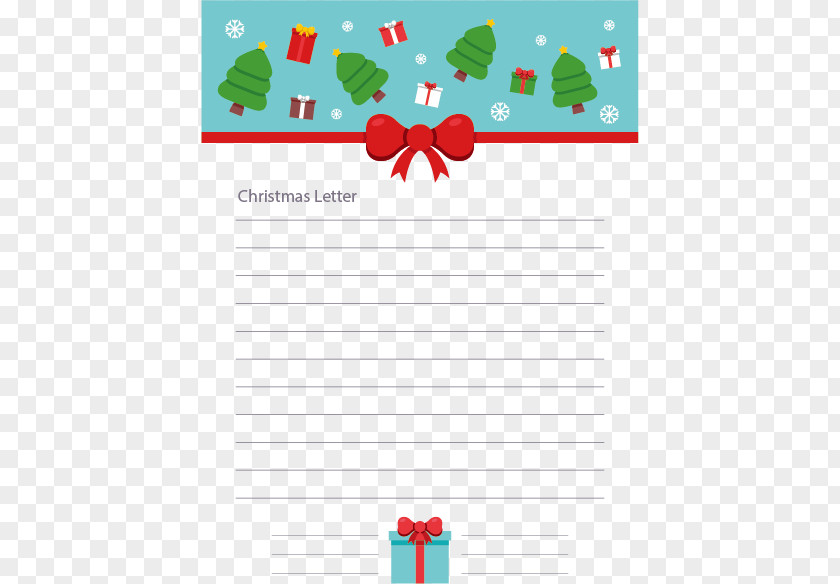 Bow Stationery Christmas Red Clip Art PNG