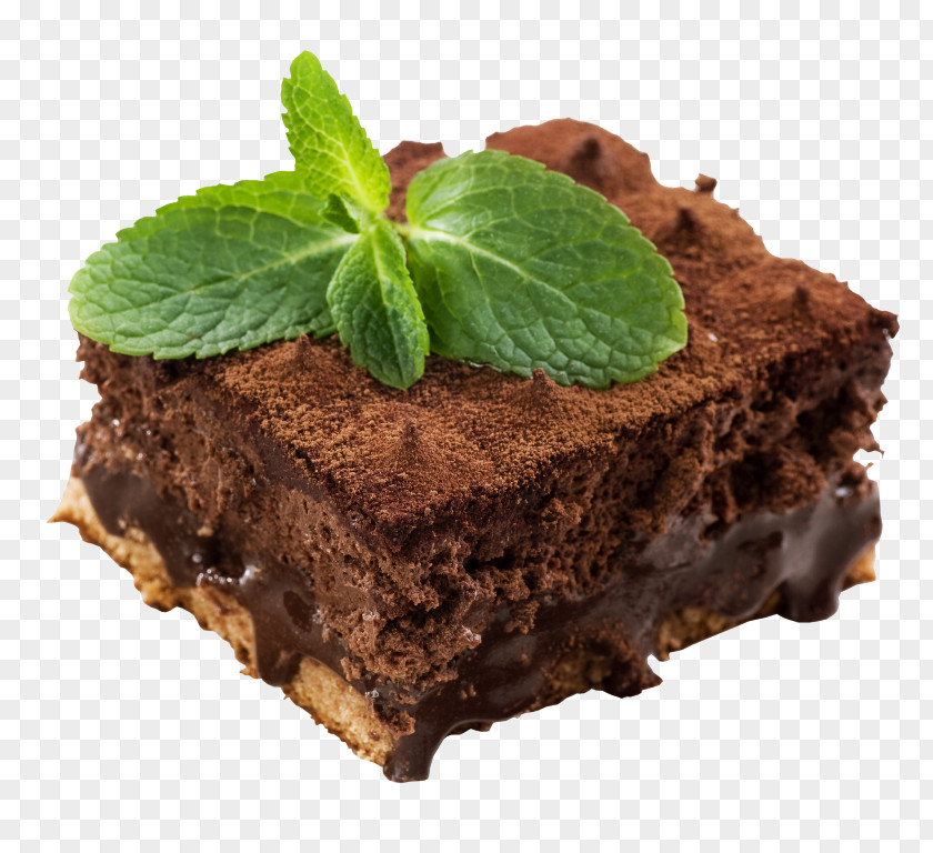 Chocolate Brownie Cake Fondue PNG