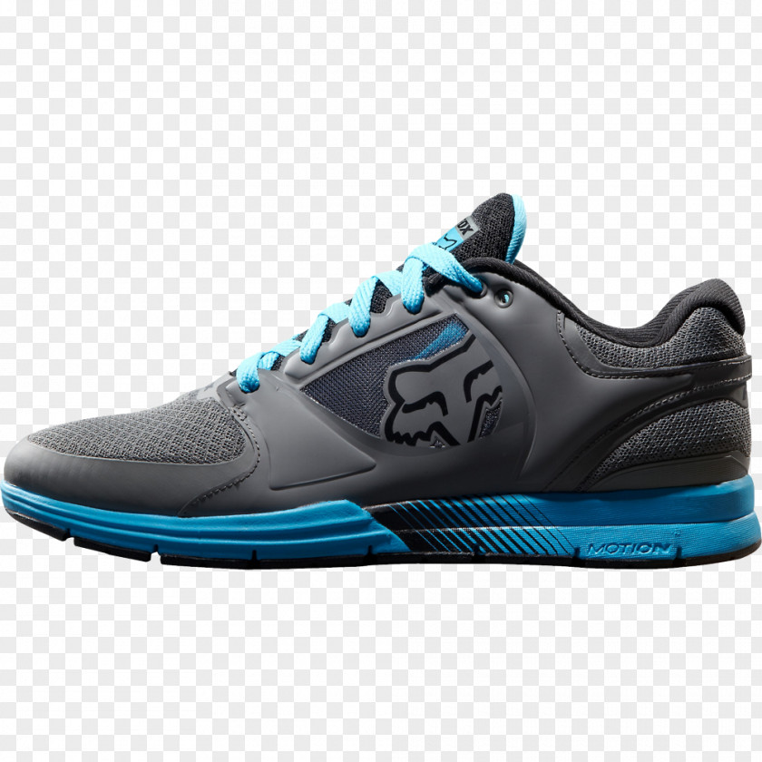 Grey Blue Skate Shoe Sneakers Fox Racing Footwear PNG
