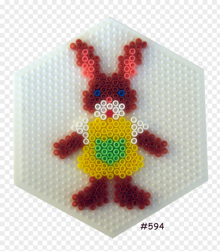Bunny Pattern Easter Bead Bügelperlen Pearl PNG