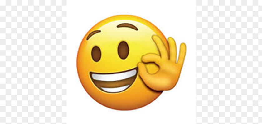 Emoji OK Emoticon Smiley Sticker PNG