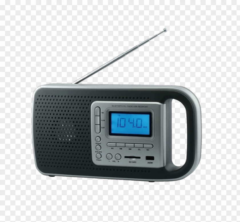 Radio FM Broadcasting Secure Digital Sound USB PNG