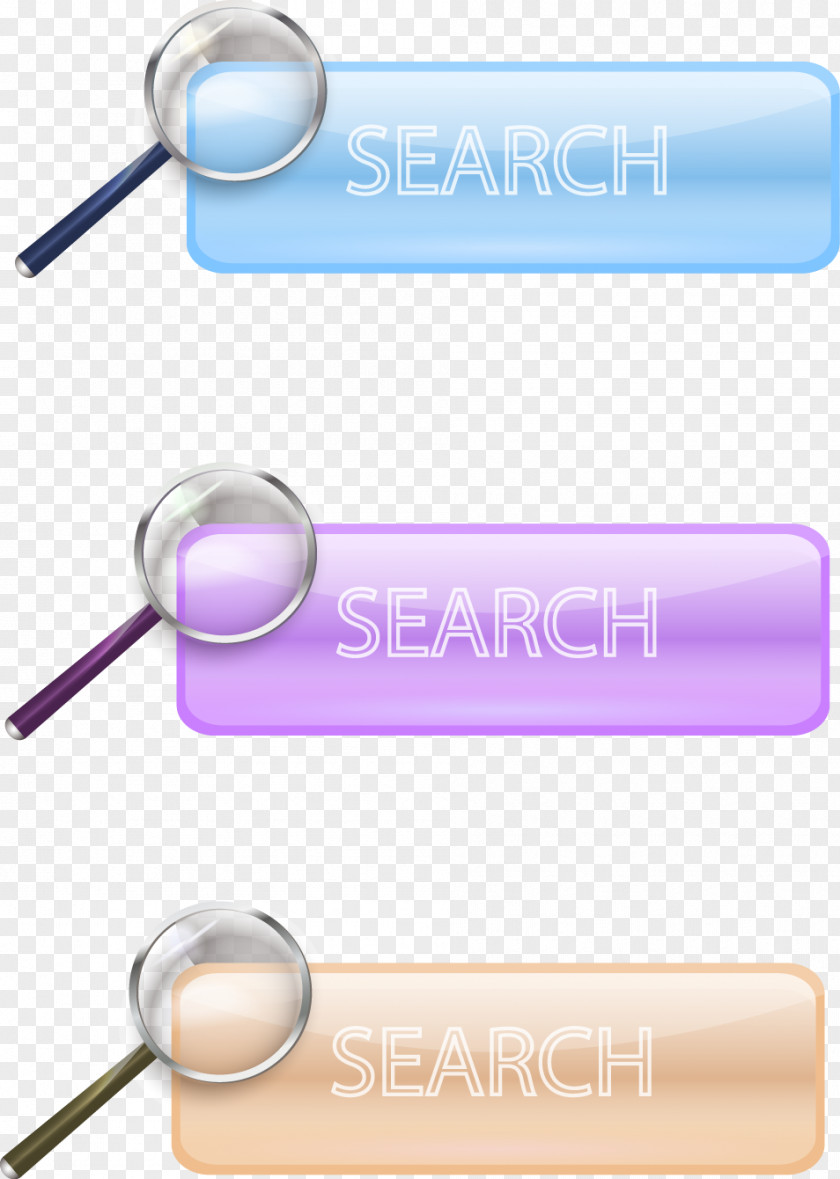 Vector Search Button PNG