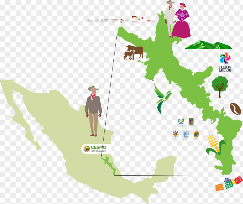 World Map Flag Of Mexico PNG