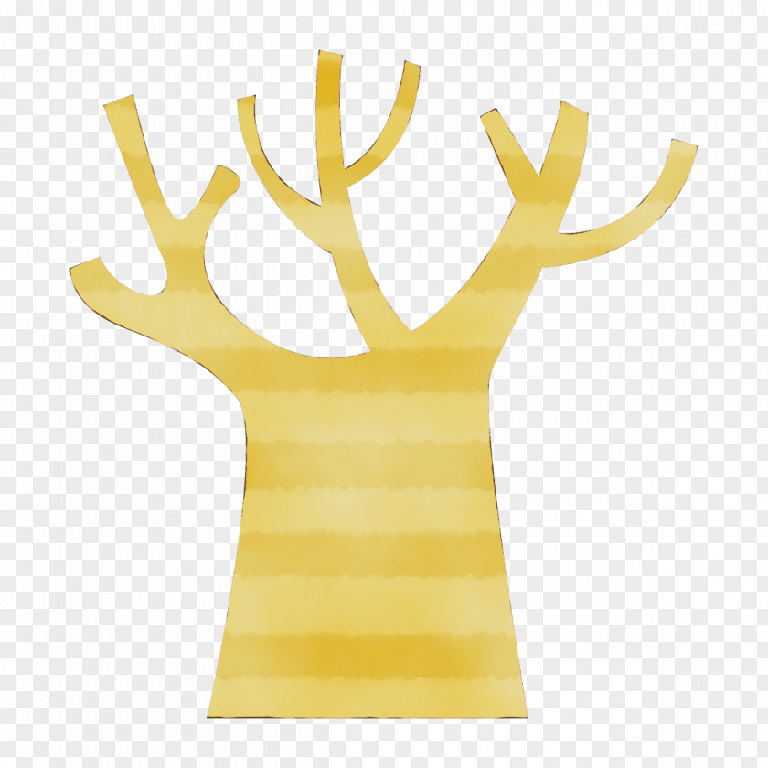 Yellow Wet Ink PNG