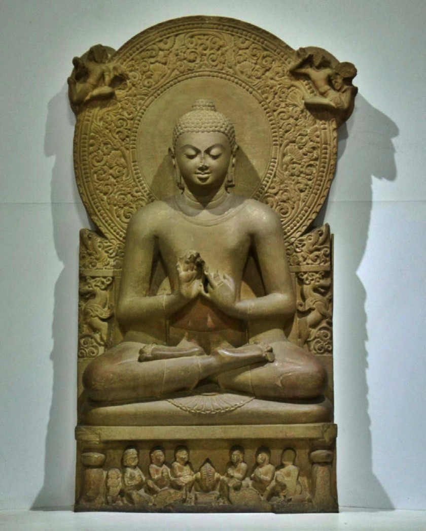 Buddhism Sarnath Museum Gupta Empire Dharmachakra Buddhahood PNG