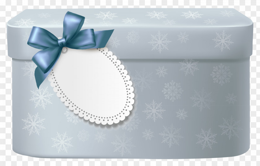 Blue Box Gift Christmas Clip Art PNG