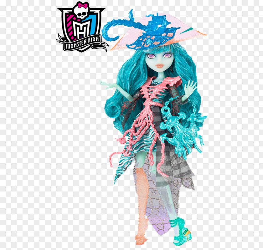 Doll Vandala Doubloons River Styxx Sirena Von Boo Monster High Kiyomi Haunterly PNG