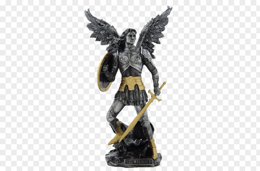Saint Michael Archangel Sculpture Religion Statue PNG