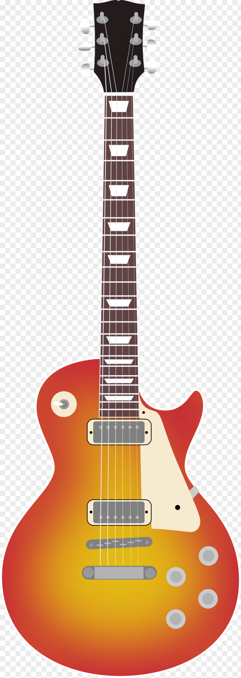 Scroll Vector Gibson Les Paul Custom Epiphone Guitar Standard PNG