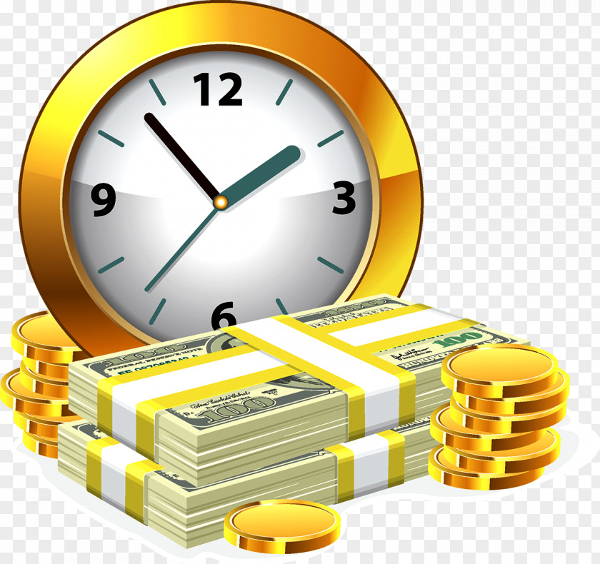 Time Is Money Value Of Foreign Exchange Market Clip Art PNG