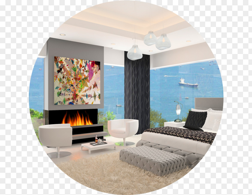 Futuristic Building Bedroom Window Interior Design Services Furniture Living Room PNG