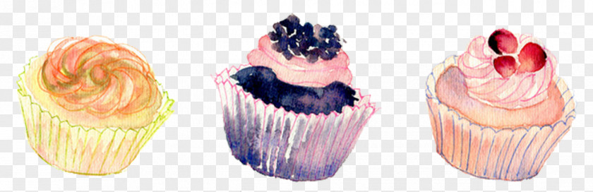 Hand-painted Ice Cream Cupcake Cheesecake Food PNG