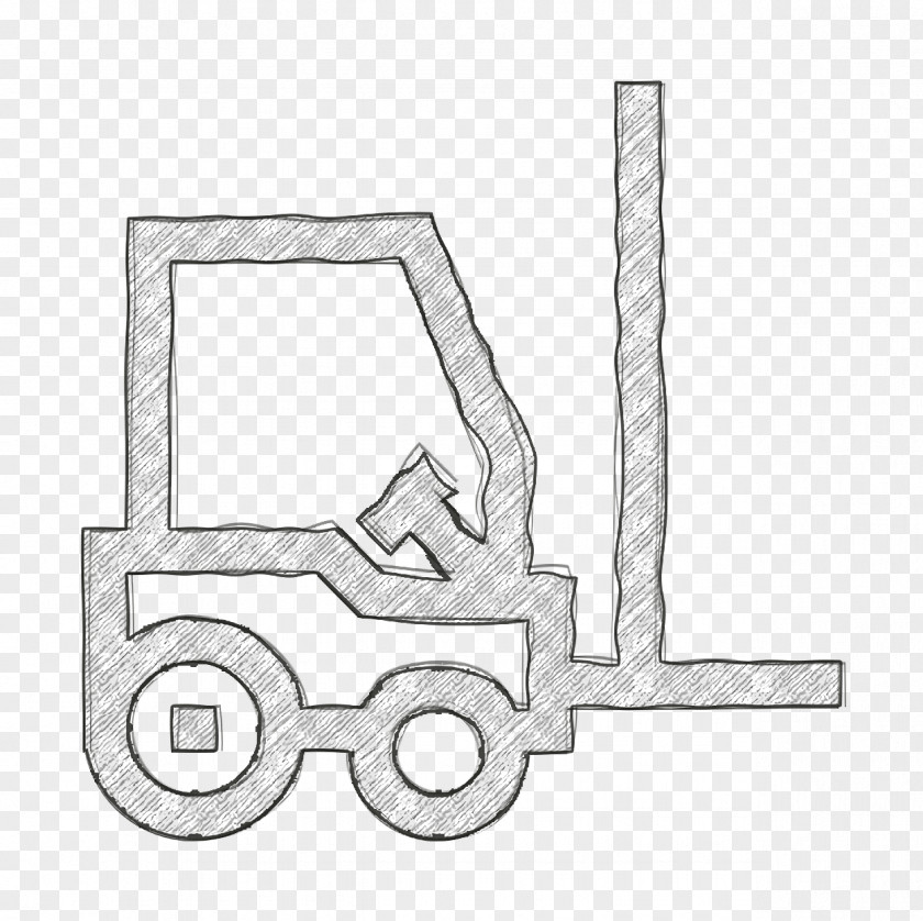 Logistics Icon Forklift PNG