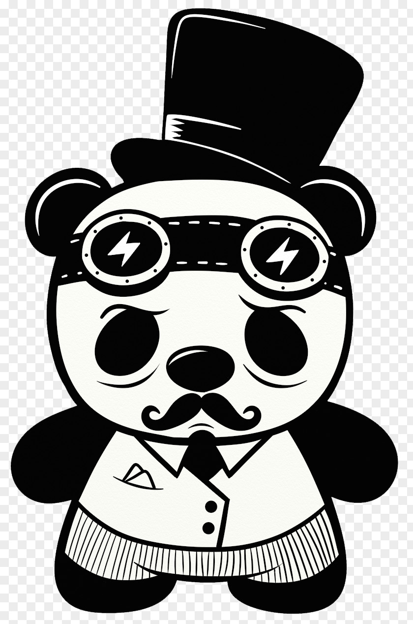 Panda Avatar Steampunk Fashion Giant World's Fair Drawing PNG