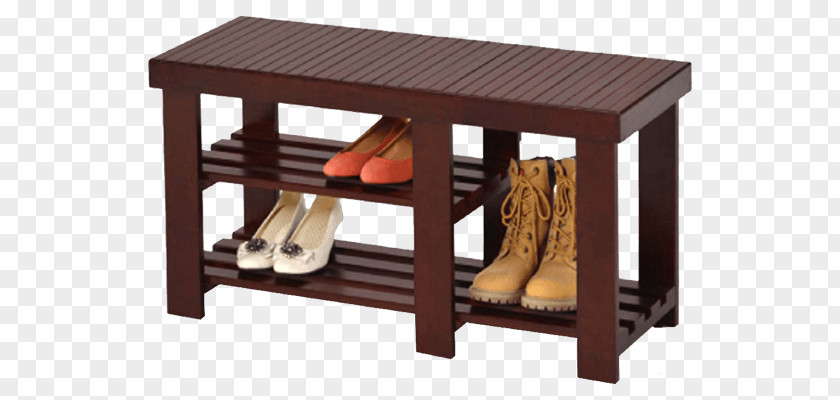 Shoe Shelves Bench Chair Footwear Furniture PNG