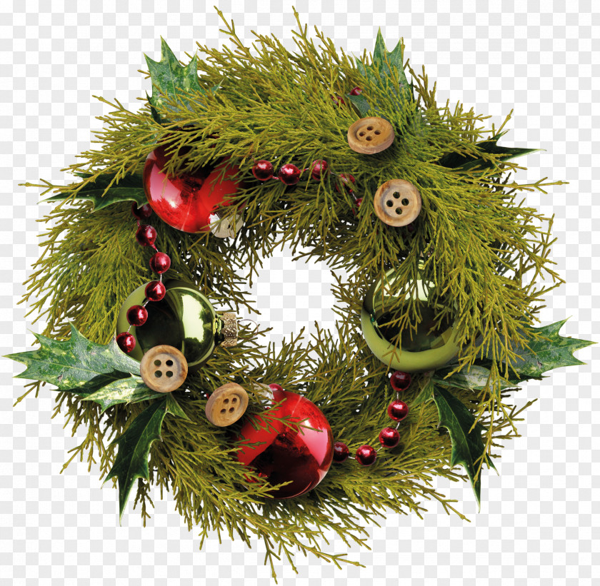 Wreath Christmas Decoration Ornament Joulukukka PNG