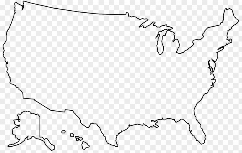 About Us United States Blank Map Clip Art PNG