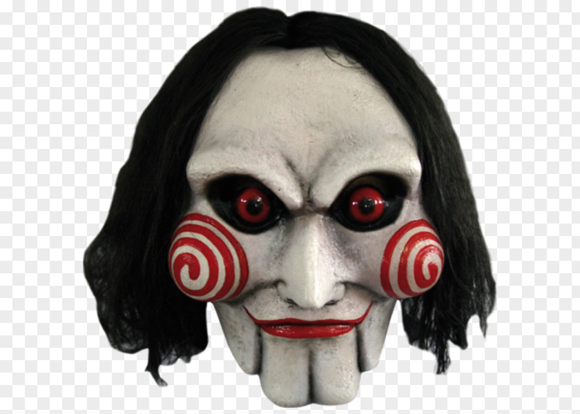 Jigsaw Mask Headgear Character Clown Horror PNG