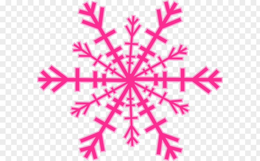 Large Snowflake Cliparts Purple Clip Art PNG