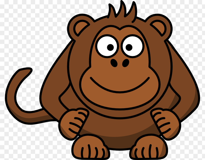 Cartoon Pictures Of Gorillas Monkey Chimpanzee Clip Art PNG