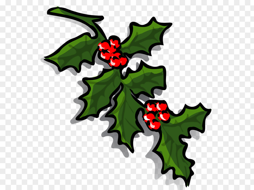 Holly Clip Art Christmas Openclipart Day Free Content PNG