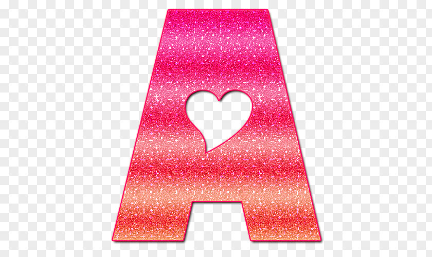 Pink Letter A Alphabet Lettering Font PNG