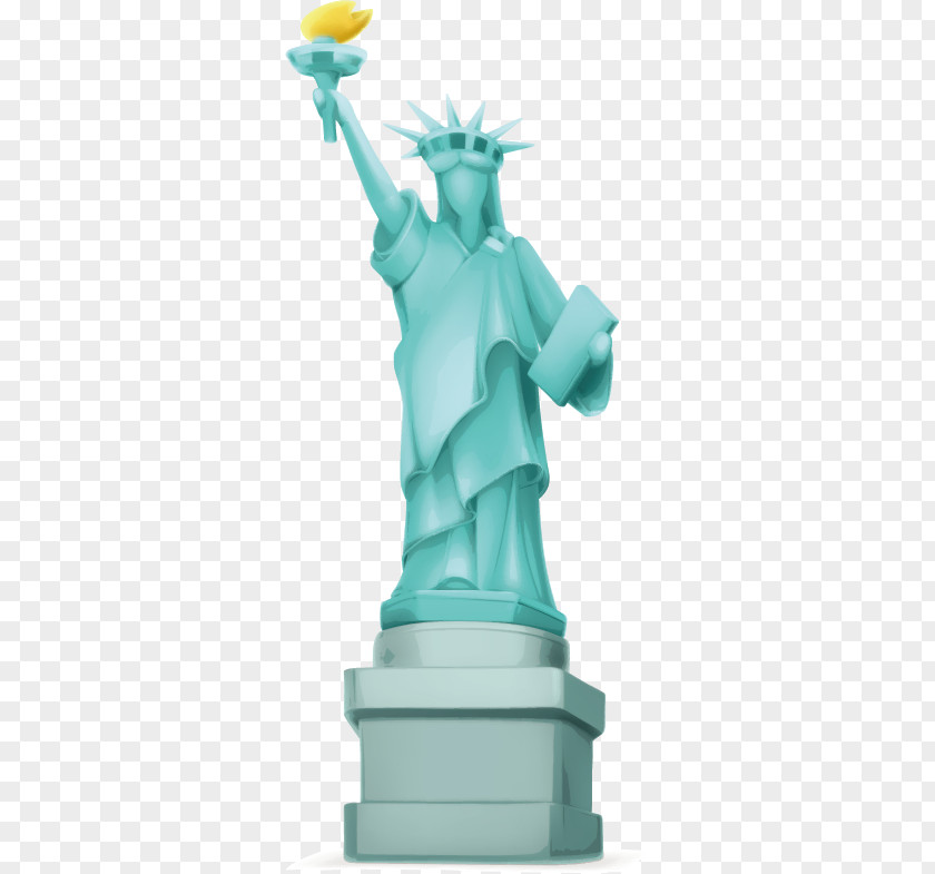 Travel Creative Play Statue Of Liberty Royalty-free Illustration PNG