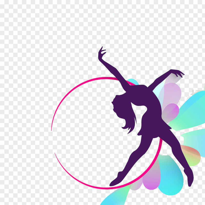 Yoga Competitive Dance Woman Poster PNG