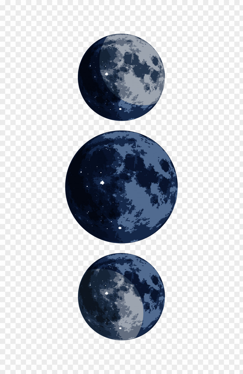 Astronomy Ball Moon Logo PNG