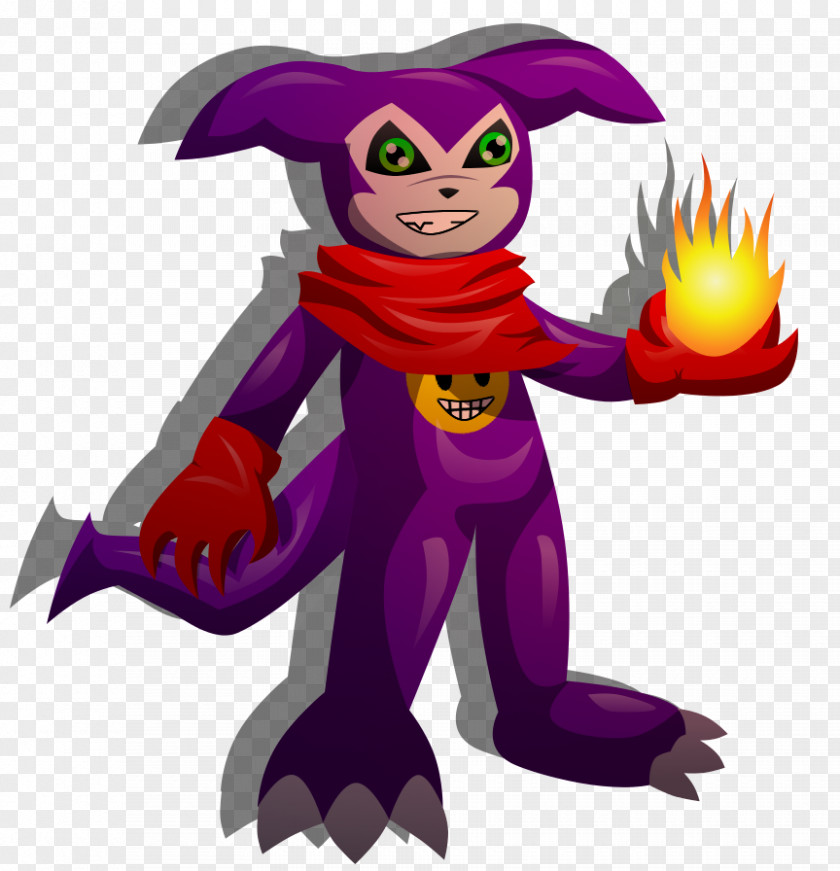 Joker Legendary Creature Mascot Clip Art PNG