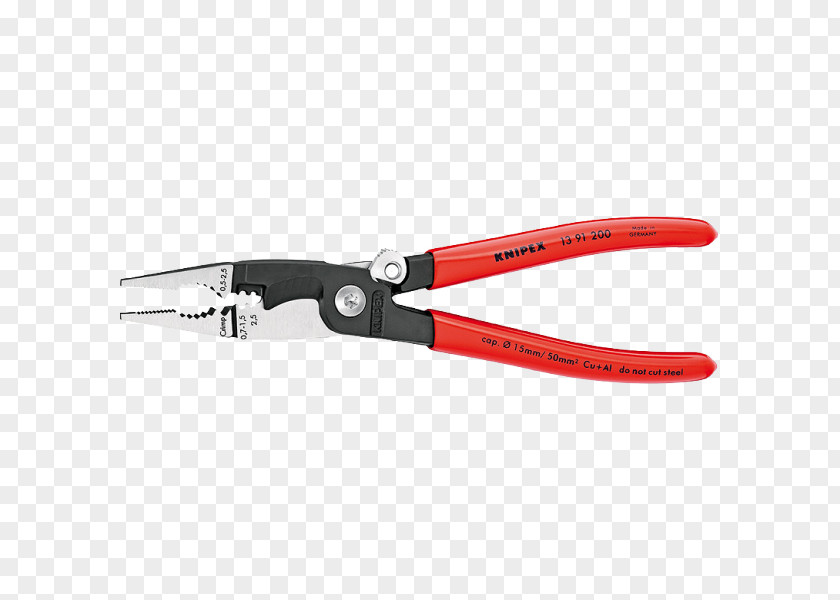 Pliers Diagonal Knipex Tongue-and-groove Lineman's PNG