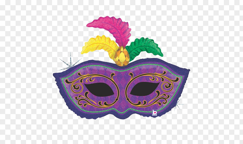 Balloon Mardi Gras Mask Party Masquerade Ball PNG