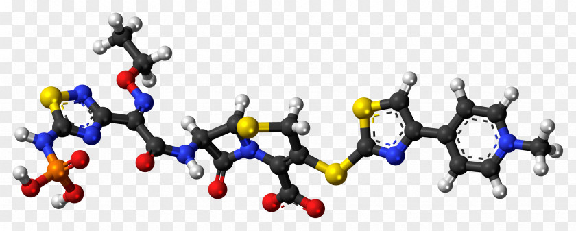 Ceftaroline Fosamil Ball-and-stick Model Wikiwand Striatum Aripiprazole Lauroxil Dopamine PNG