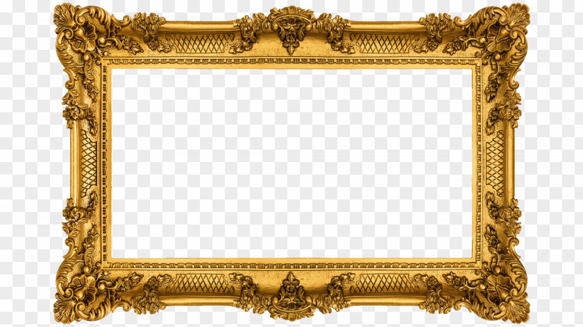 Gold Picture Frames Royalty-free PNG