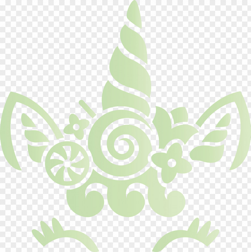Green Leaf Pattern Plant Logo PNG