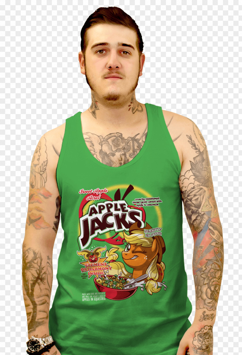 Apple Jacks Cinnamon T-shirt Sleeveless Shirt PNG