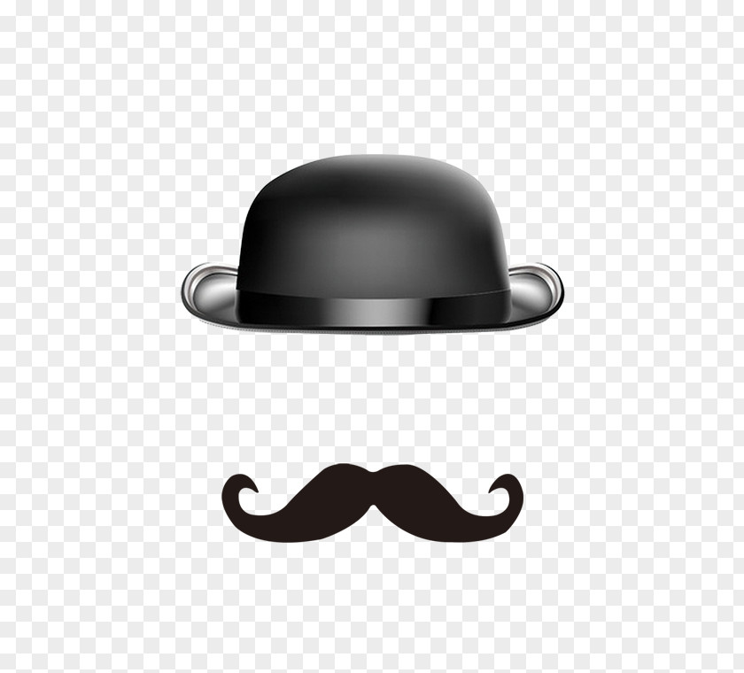 Creative Cartoon Hat Beard Moustache PNG