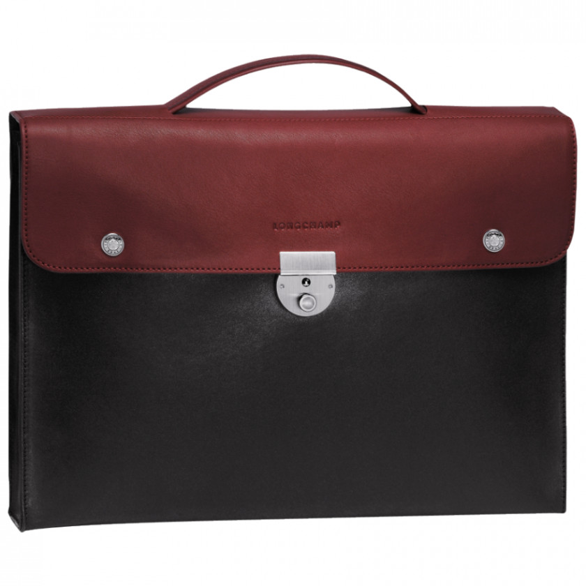 Bag Briefcase Handbag Longchamp Leather PNG