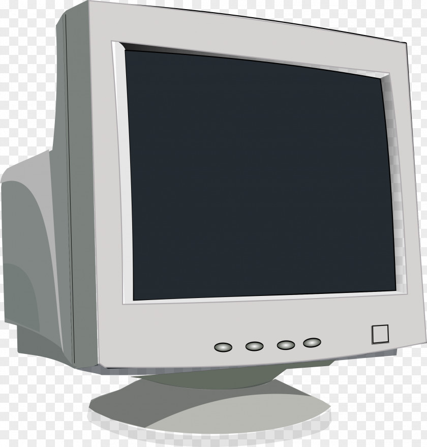 Computer Monitor Dell Laptop Monitors Cathode Ray Tube Clip Art PNG