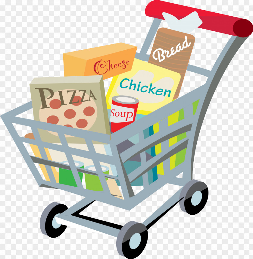 Shopping Cart Grocery Store Supermarket Clip Art PNG
