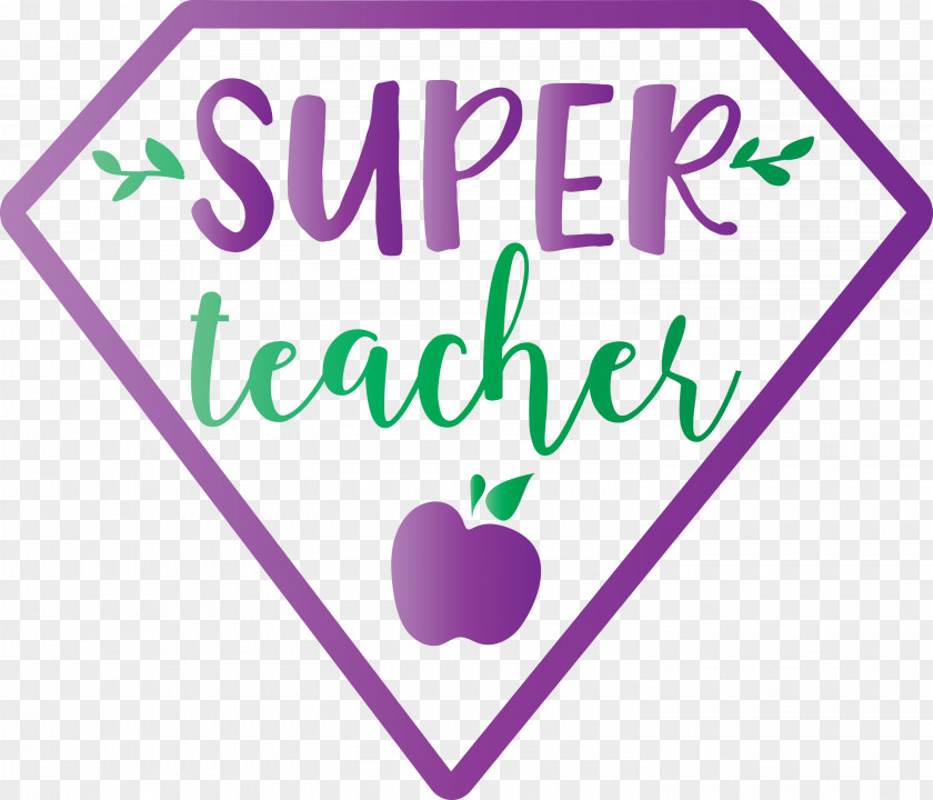 Teachers Day Super Teacher PNG