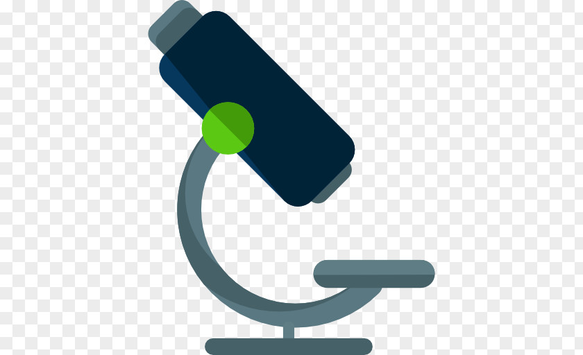 A Microscope Logo Icon PNG