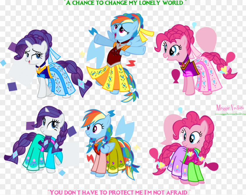 Anna Elsa Twilight Sparkle Pony Princess Cadance PNG