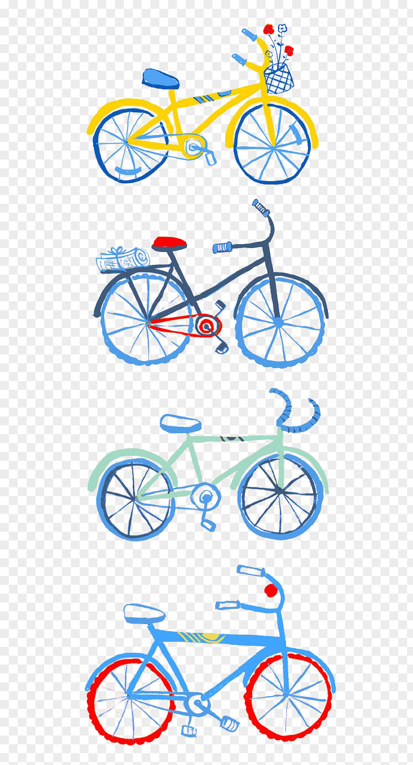 Bicycle Drawing Cycling Art Bike Illustration PNG