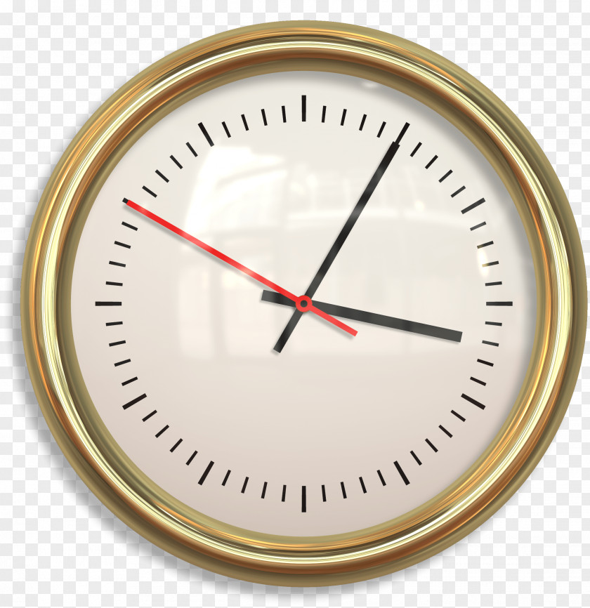 Clock Image Wall Furniture Elapsed Real Time Room PNG