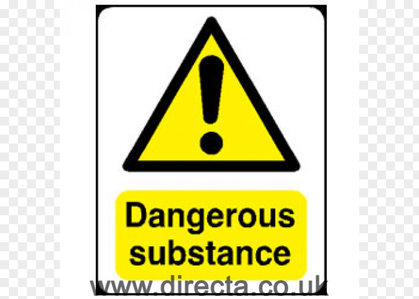 Dangerous Goods Hazard Chemical Substance Warning Sign PNG