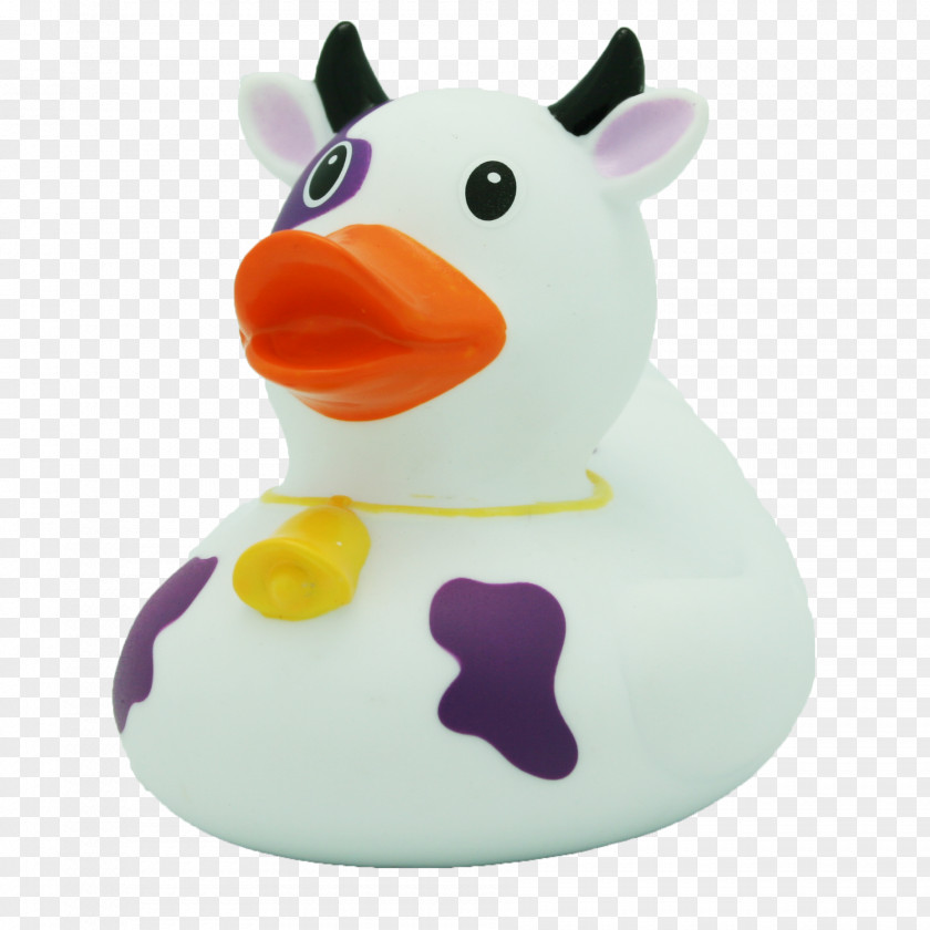 Duck Rubber Cattle Natural Toy PNG