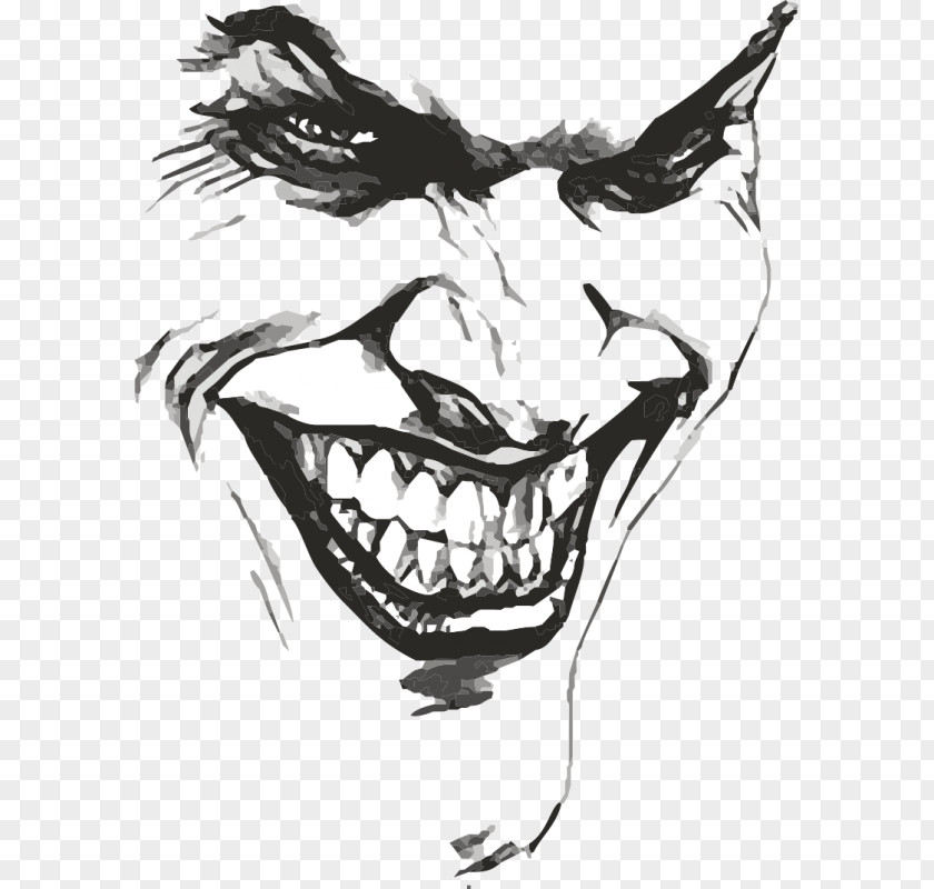 Joker Batman Drawing Art Sketch PNG