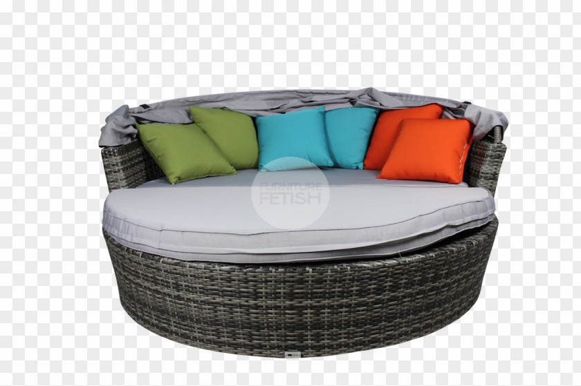 Mattresse Daybed Table Wicker Couch Furniture PNG